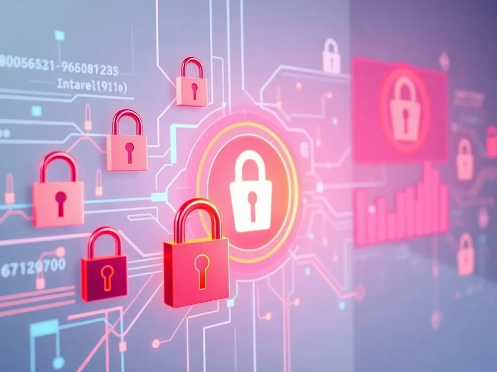Digital security interface representing advanced cybersecurity measures.